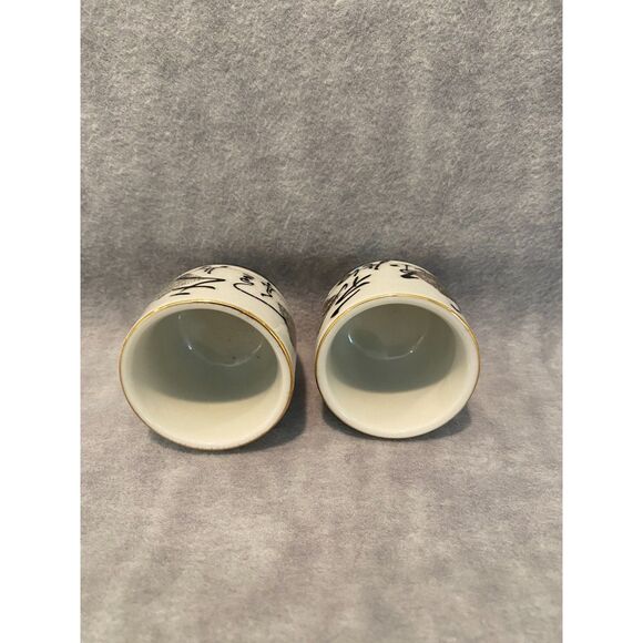 Sake Cups -‎ Set of 2 - Japanese - Vintage - Picture 3 of 7